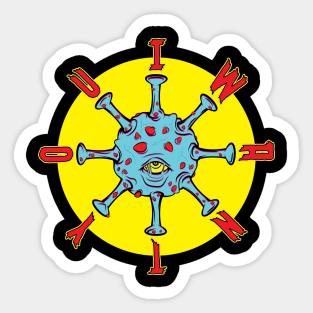 Covid Virus wants you! Sticker